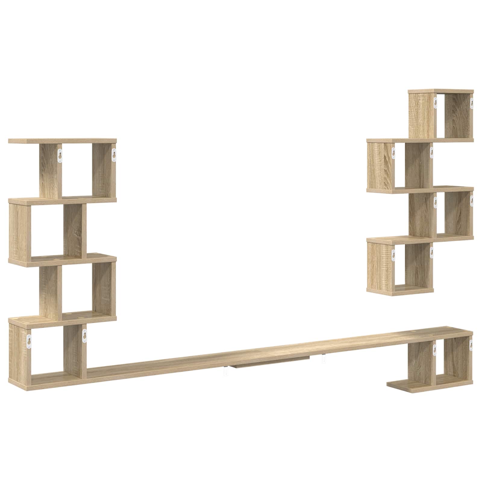 Mensola per TV da muro Rovere Sonoma 180 x 15 x 94 cm | homemem39