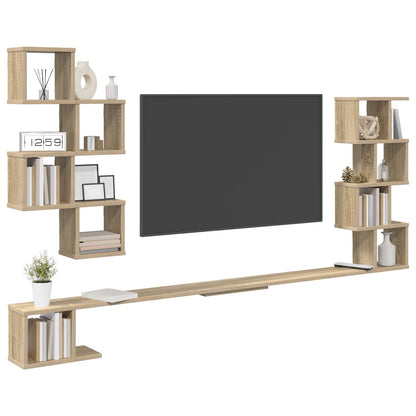 Mensola per TV da muro Rovere Sonoma 180 x 15 x 94 cm | homemem39