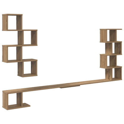 Mensola per TV da muro Rovere Artigianale 160 x 15 x 94 cm