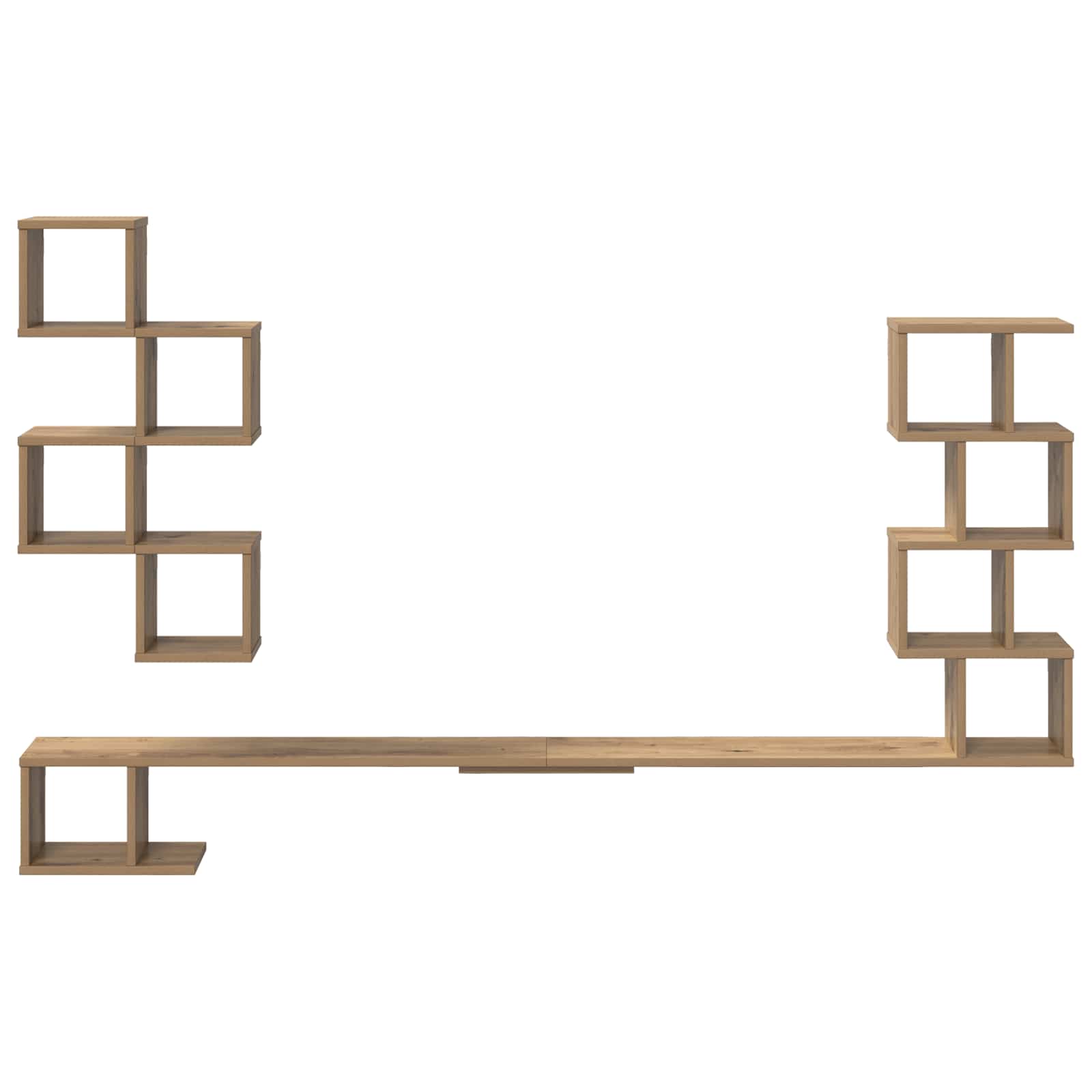 Mensola per TV da muro Rovere Artigianale 160 x 15 x 94 cm | homemem39