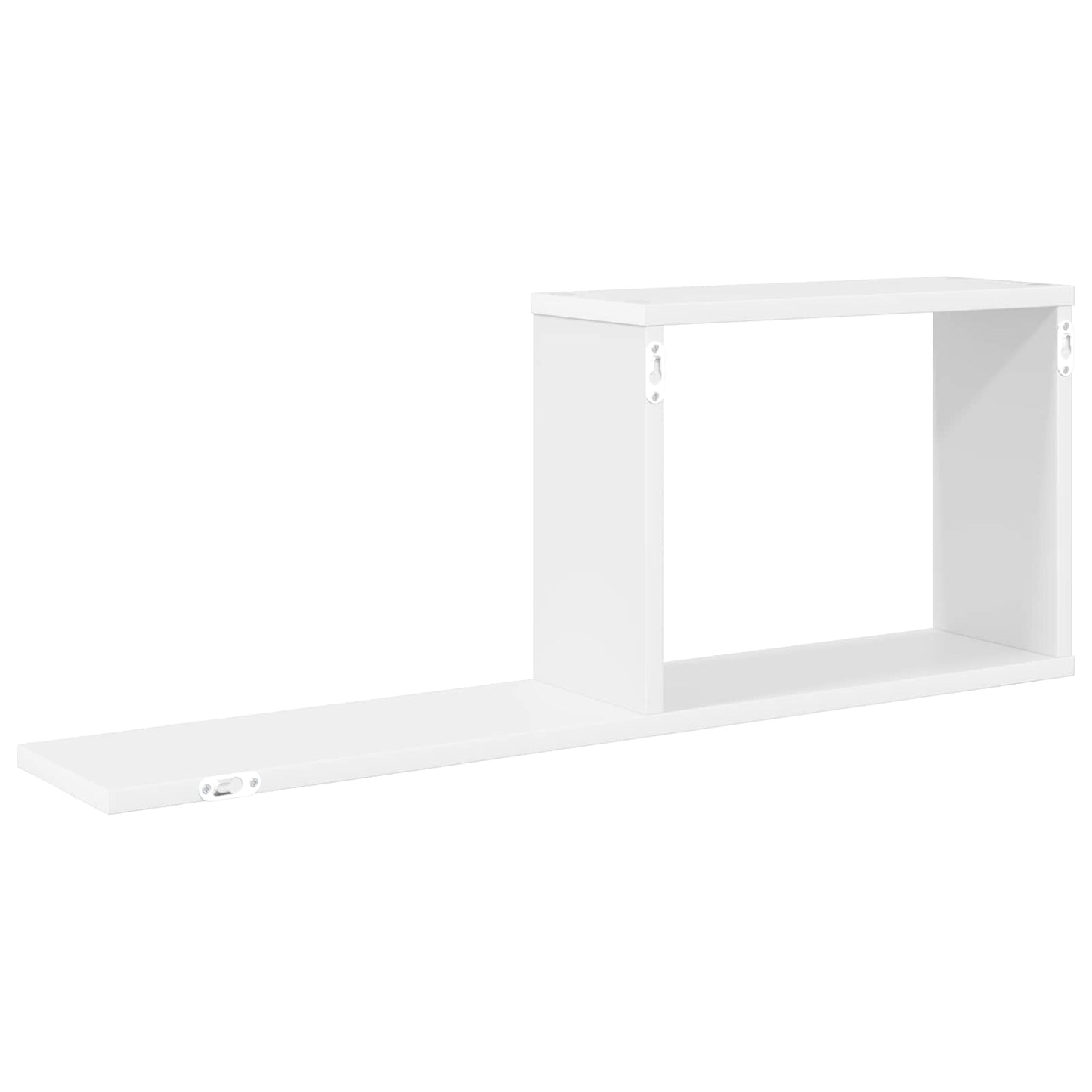 Scaffali flottanti Bianco 80 x 15 x 30 cm Legno ingegnerizzato | homemem39