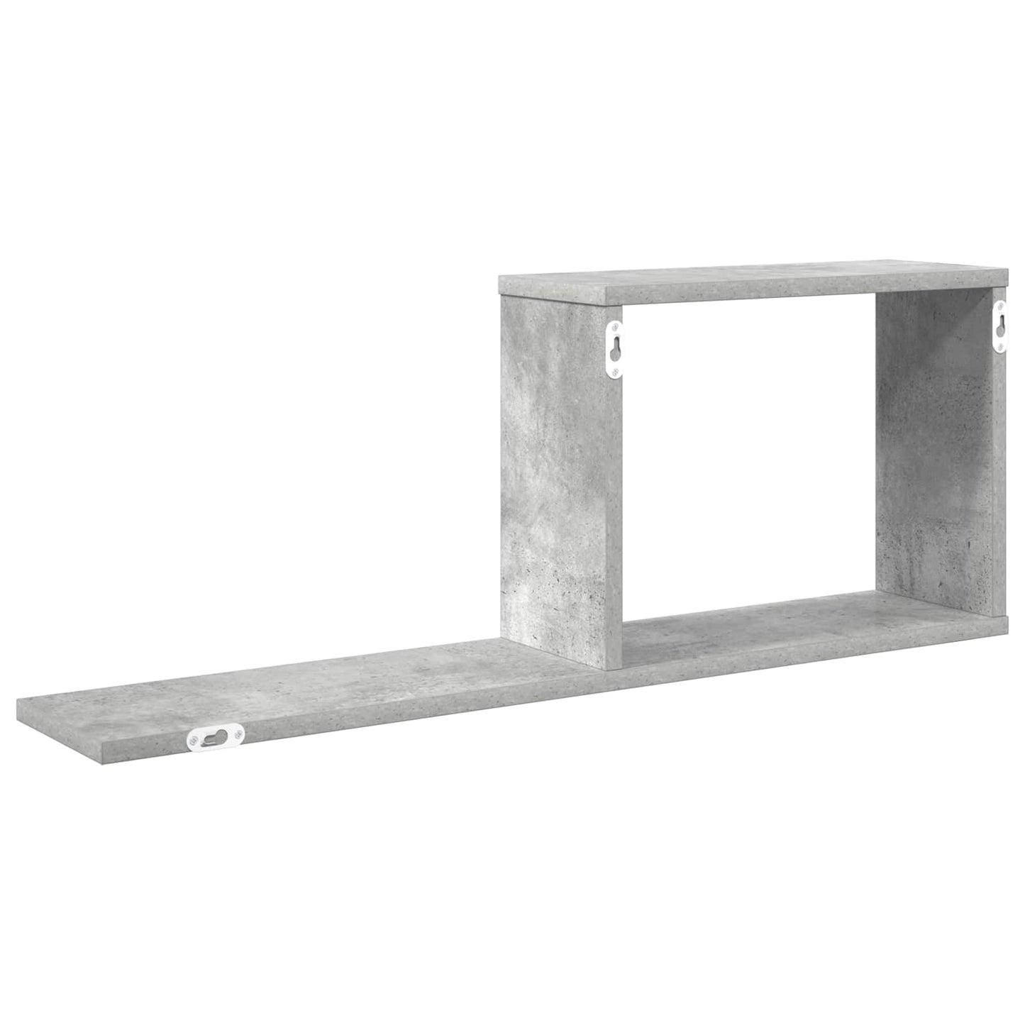 Scaffali flottanti Grigio Cemento 80 x 15 x 30 cm | homemem39