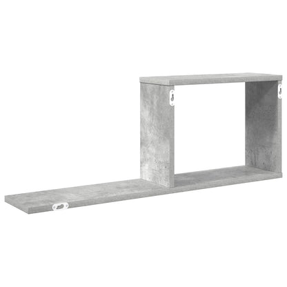 Scaffali flottanti Grigio Cemento 80 x 15 x 30 cm | homemem39