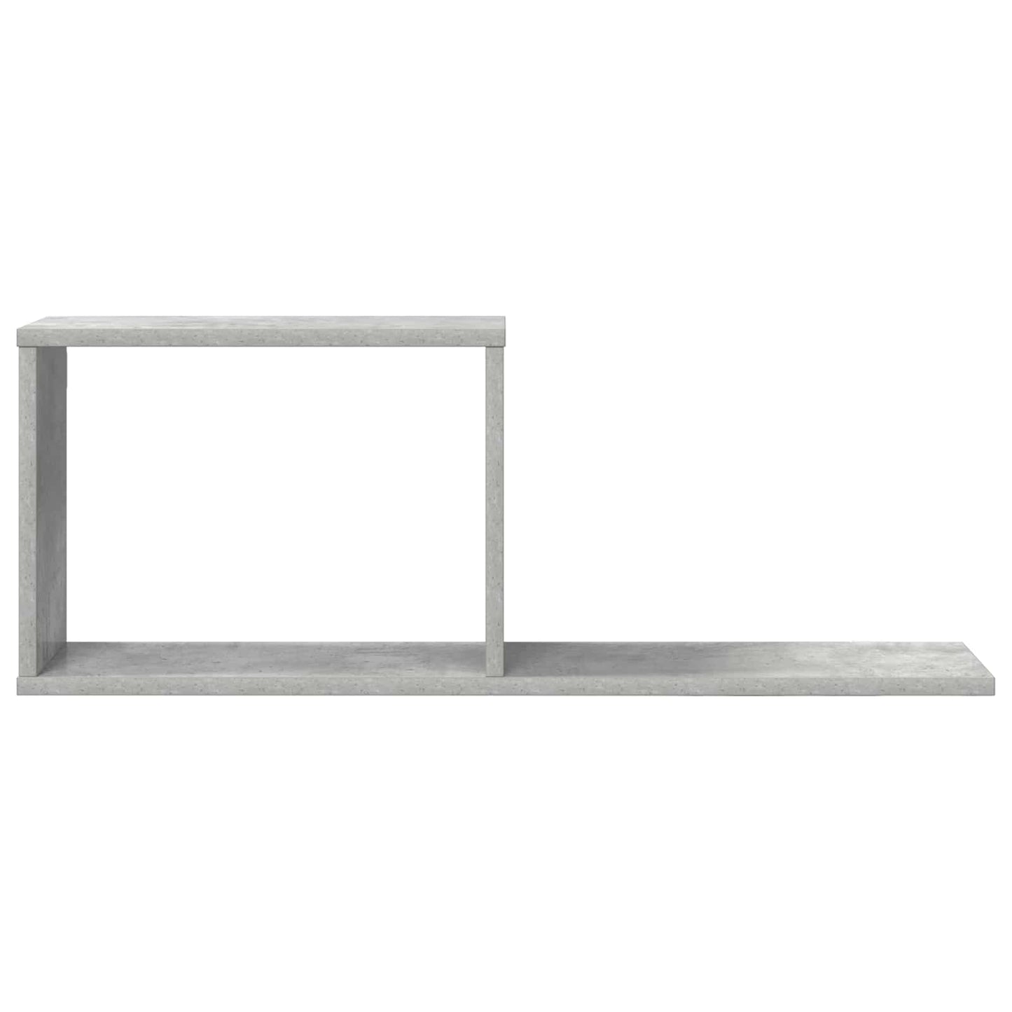 Scaffali flottanti Grigio Cemento 80 x 15 x 30 cm