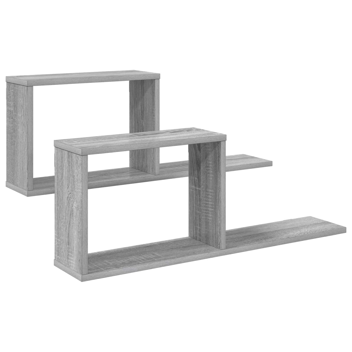 Scaffali flottanti 2 pcs Sonoma grigio 80 x 15 x 30 cm | homemem39