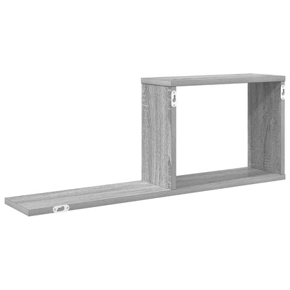 Scaffali flottanti 2 pcs Sonoma grigio 80 x 15 x 30 cm | homemem39