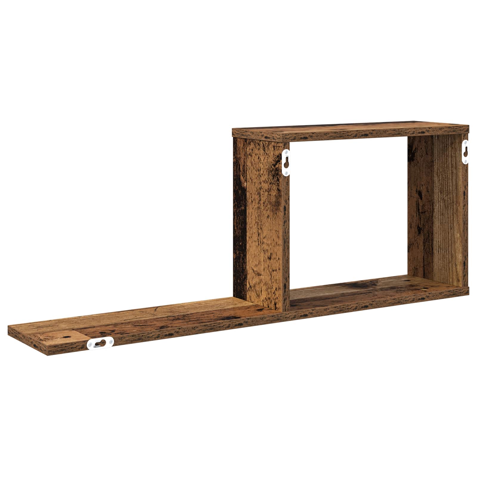 Scaffali flottanti Legno antico 80 x 15 x 30 cm | homemem39
