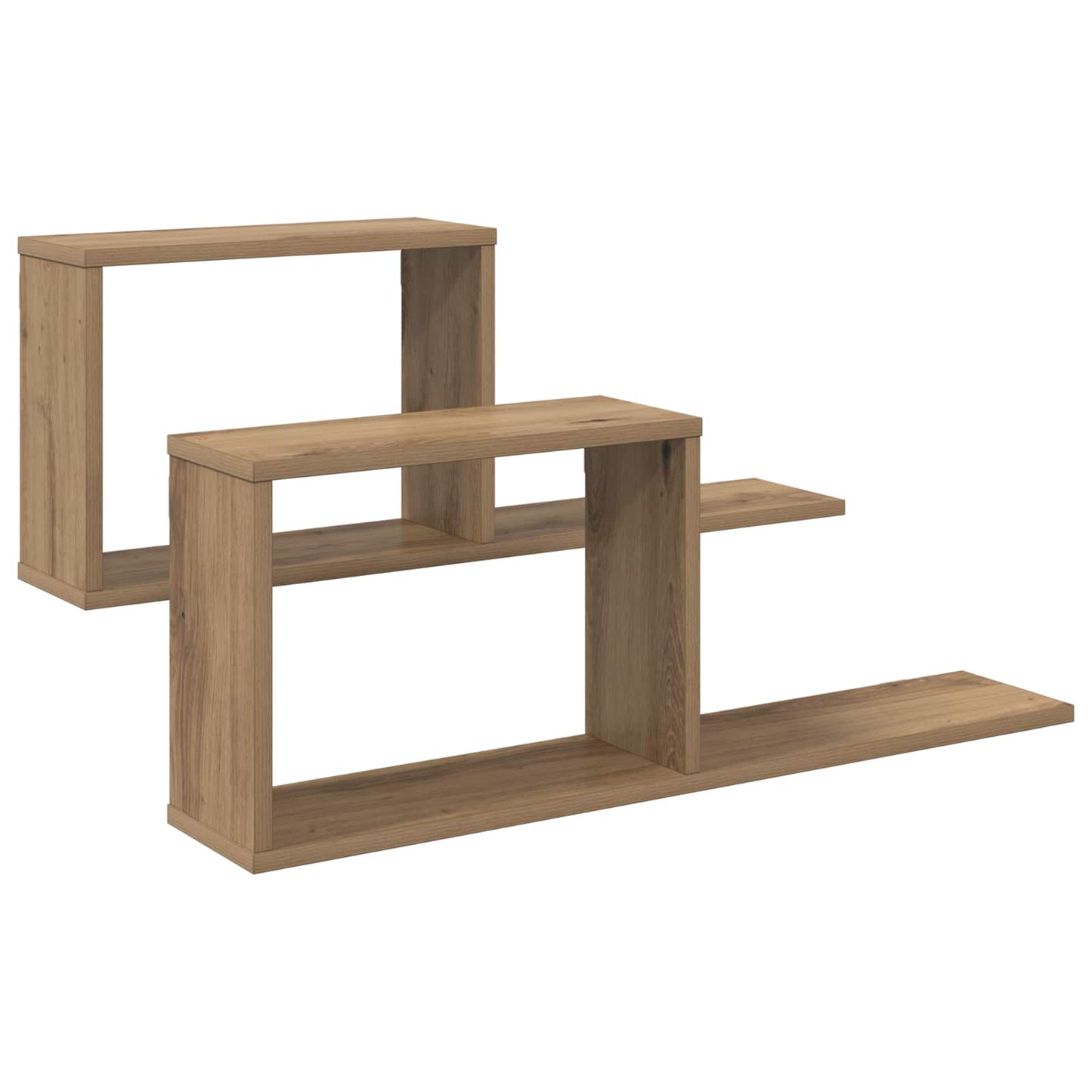 Scaffali flottanti 2 pcs Rovere Artigianale 80 x 15 x 30 cm | homemem39