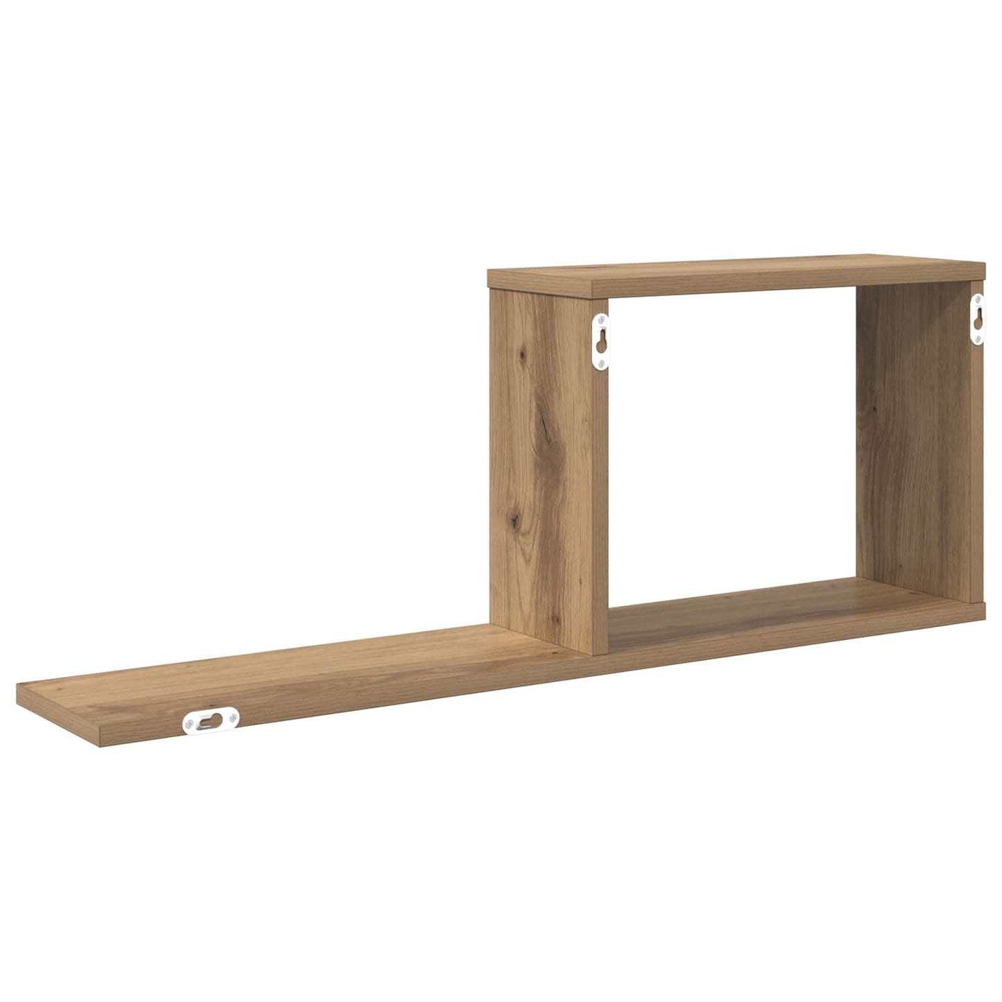 Scaffali flottanti 2 pcs Rovere Artigianale 80 x 15 x 30 cm | homemem39