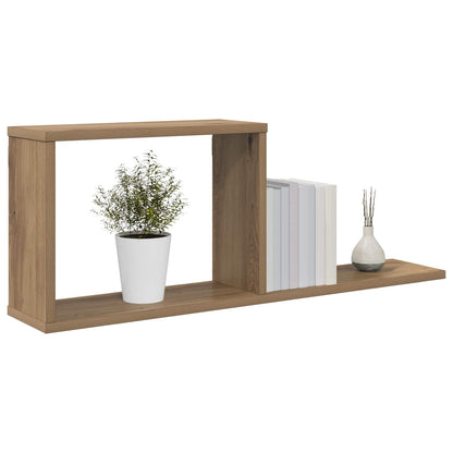 Scaffali flottanti 2 pcs Rovere Artigianale 80 x 15 x 30 cm | homemem39