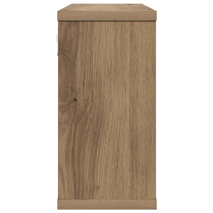 Scaffali flottanti 2 pcs Rovere Artigianale 80 x 15 x 30 cm | homemem39