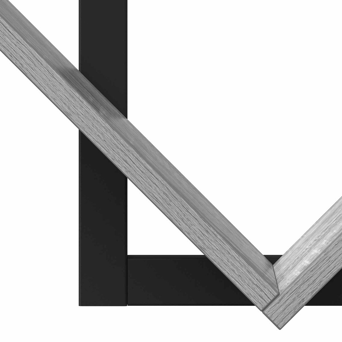 Mensola a muro flottante Sonoma grigio 43 x 15 x 47 cm | homemem39
