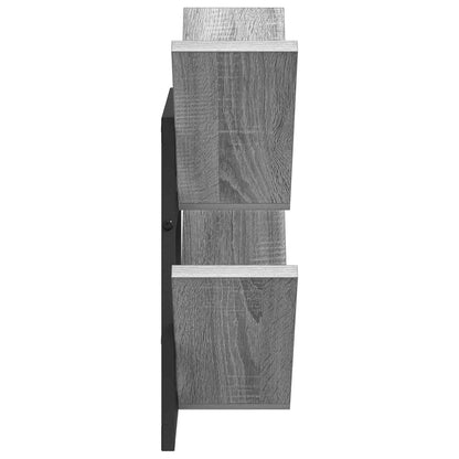 Mensola a muro flottante Sonoma grigio 43 x 15 x 47 cm | homemem39
