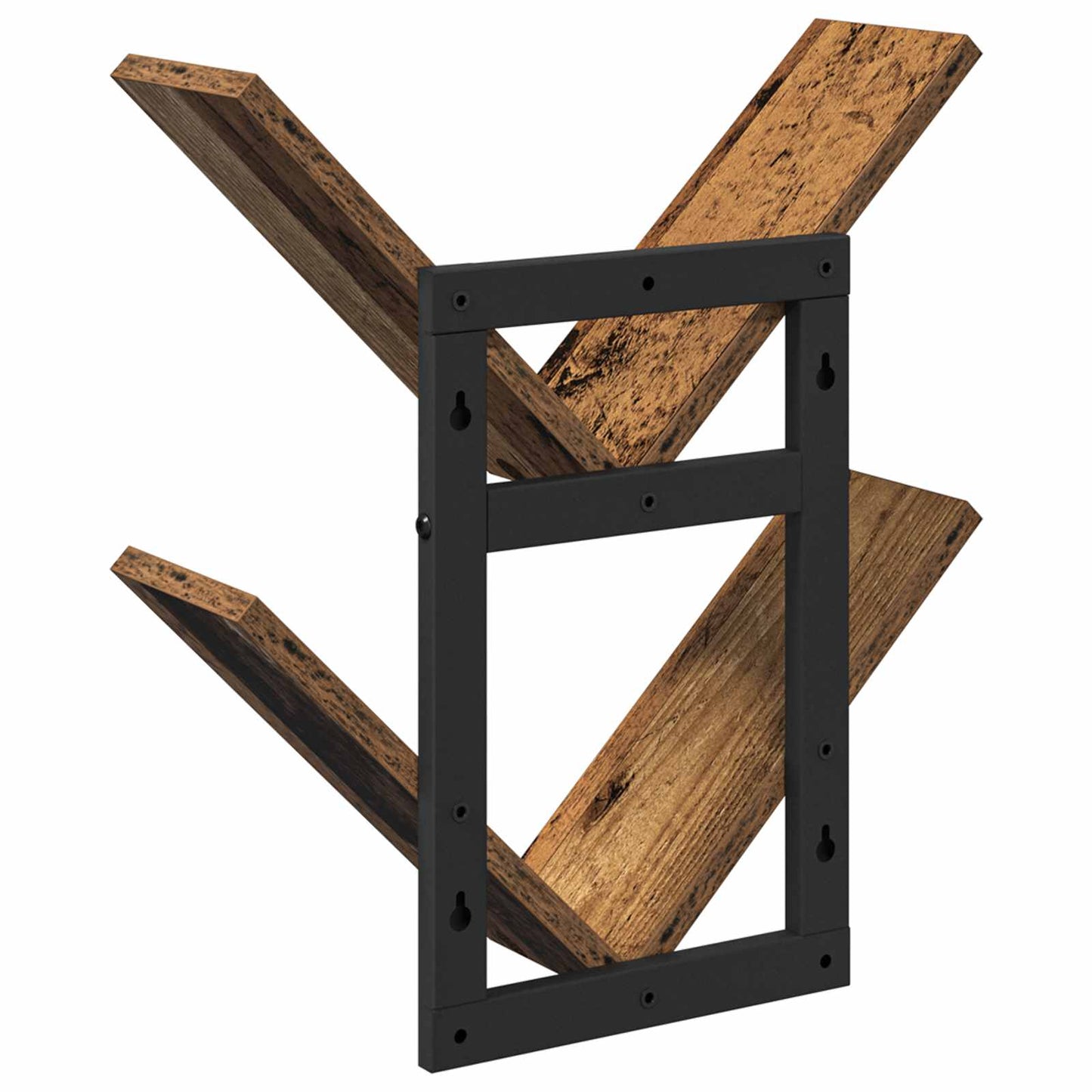 Mensola a muro flottante Legno antico 43 x 15 x 47 cm | homemem39