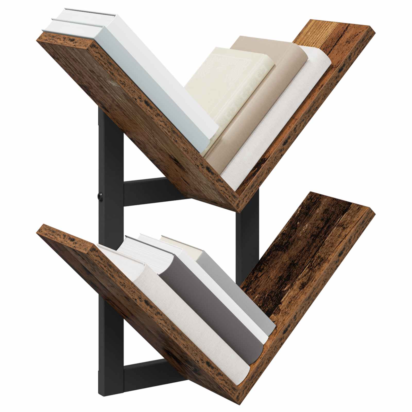 Mensola a muro flottante Legno antico 43 x 15 x 47 cm | homemem39