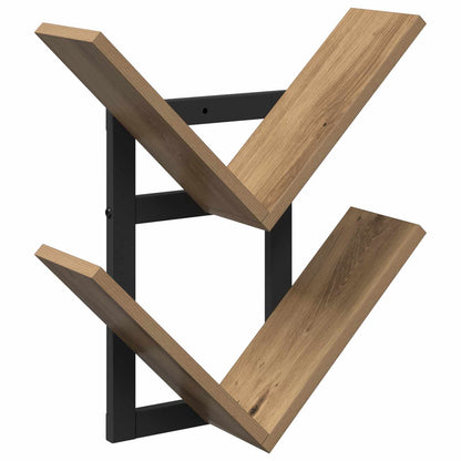 Mensola a muro flottante Rovere Artigianale 43 x 15 x 47 cm | homemem39