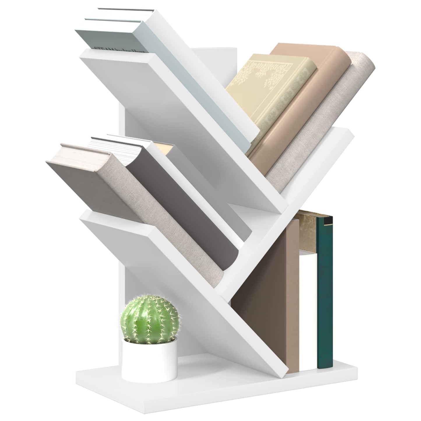 Scaffale per Libri a Forma di Albero 3 Strati 30 x 18 x 40 cm | homemem39