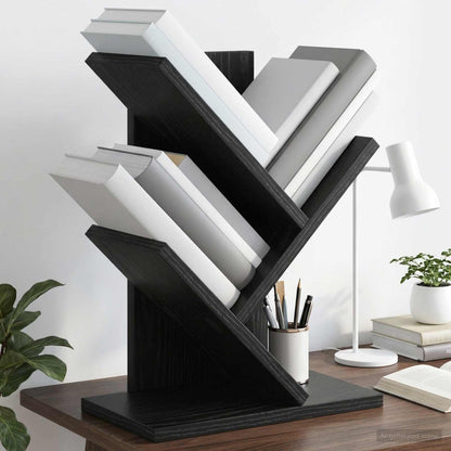 Scaffale per Libri a Forma di Albero 3 Strati 30 x 18 x 40 cm | homemem39