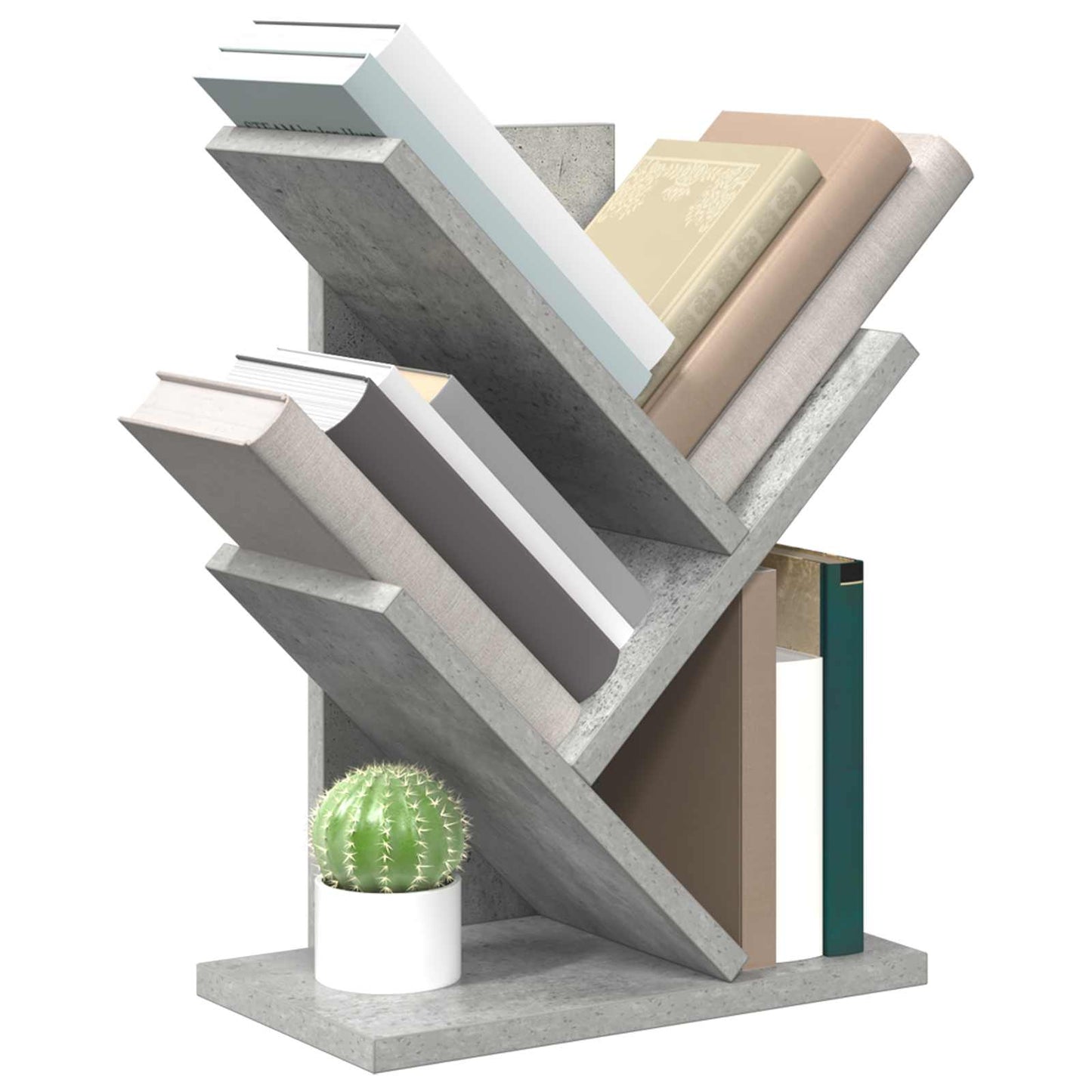 Scaffale per Libri a Forma di Albero 3 Strati 30 x 18 x 40 cm | homemem39