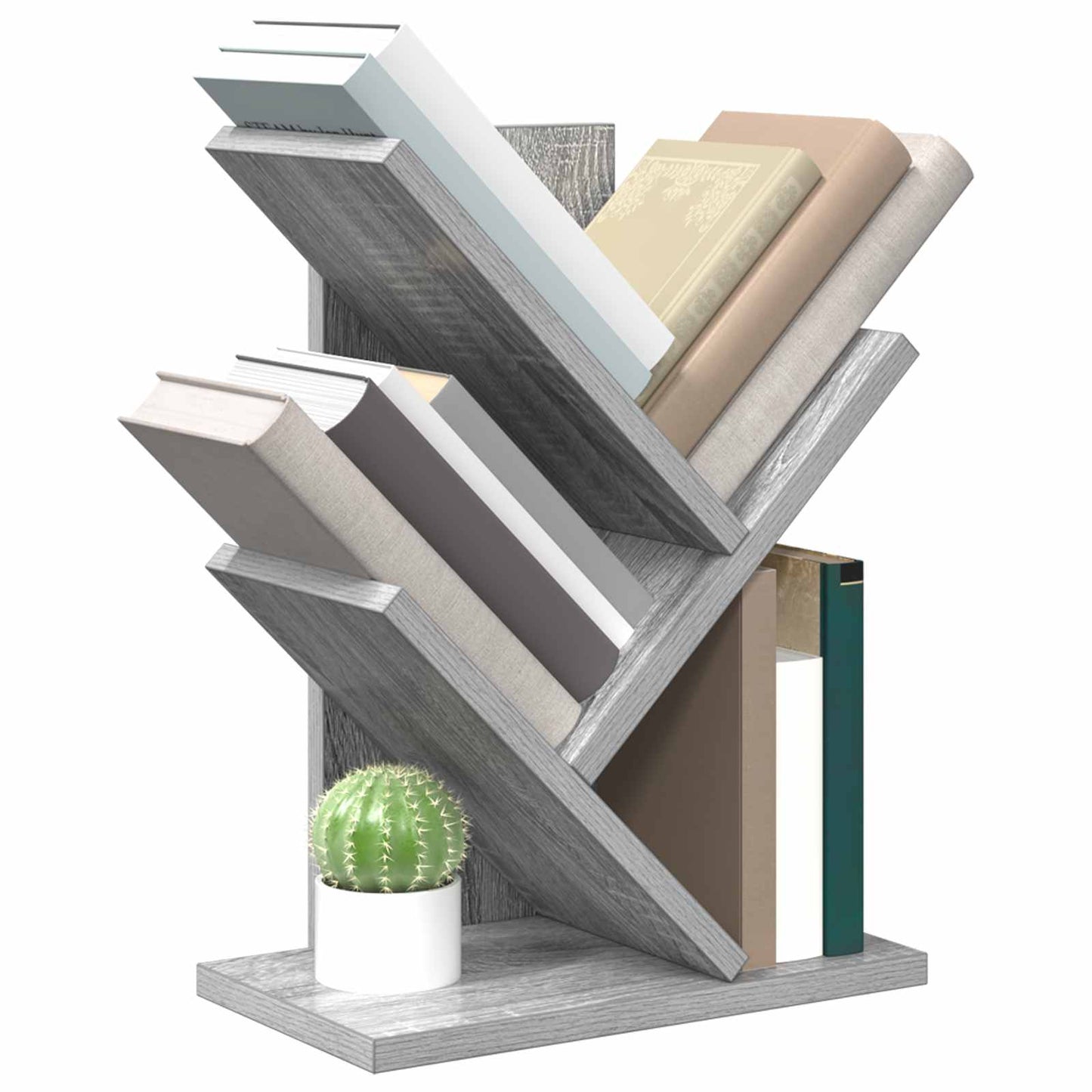Scaffale per Libri a Forma di Albero 3 Strati 30 x 18 x 40 cm | homemem39