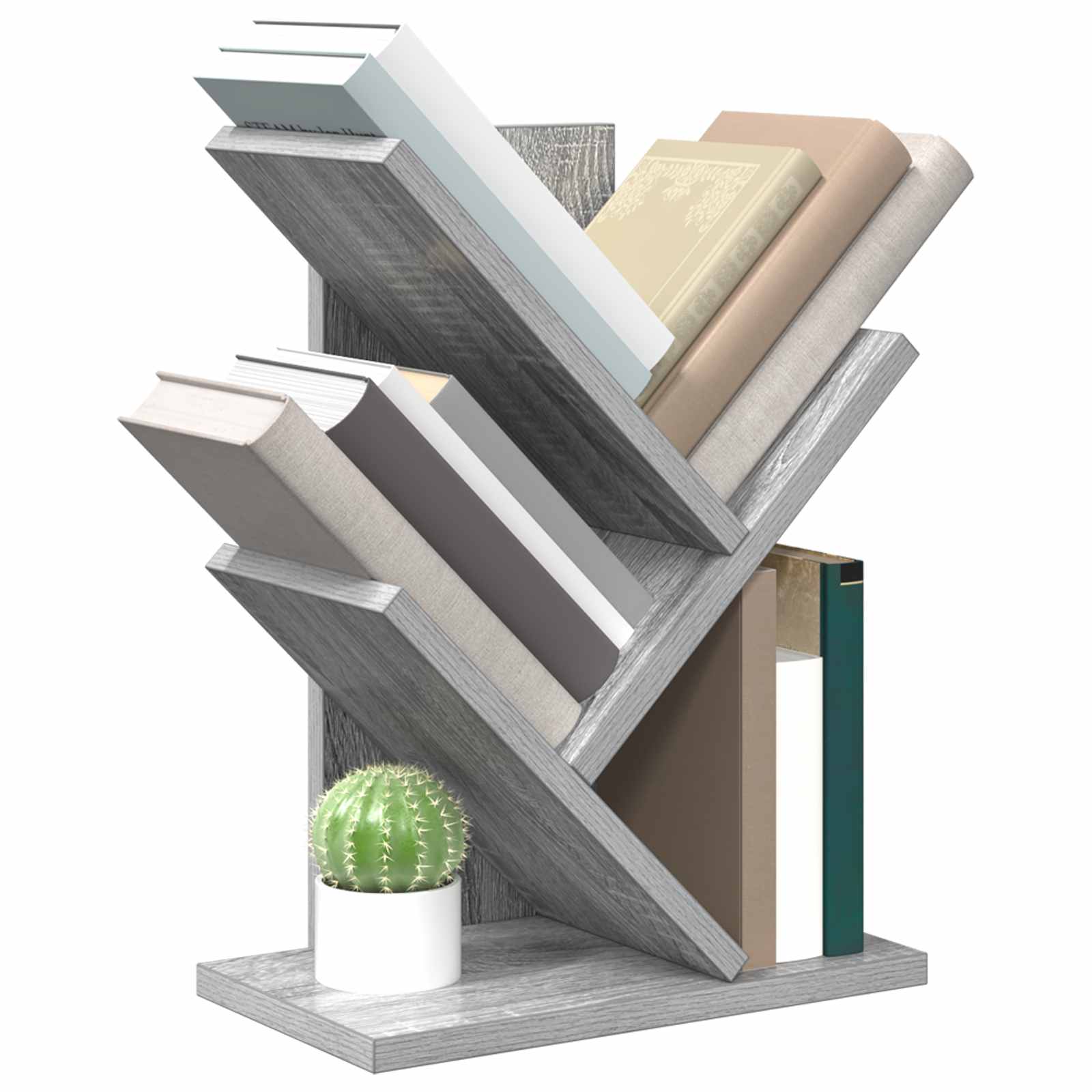 Scaffale per Libri a Forma di Albero 3 Strati 30 x 18 x 40 cm | homemem39