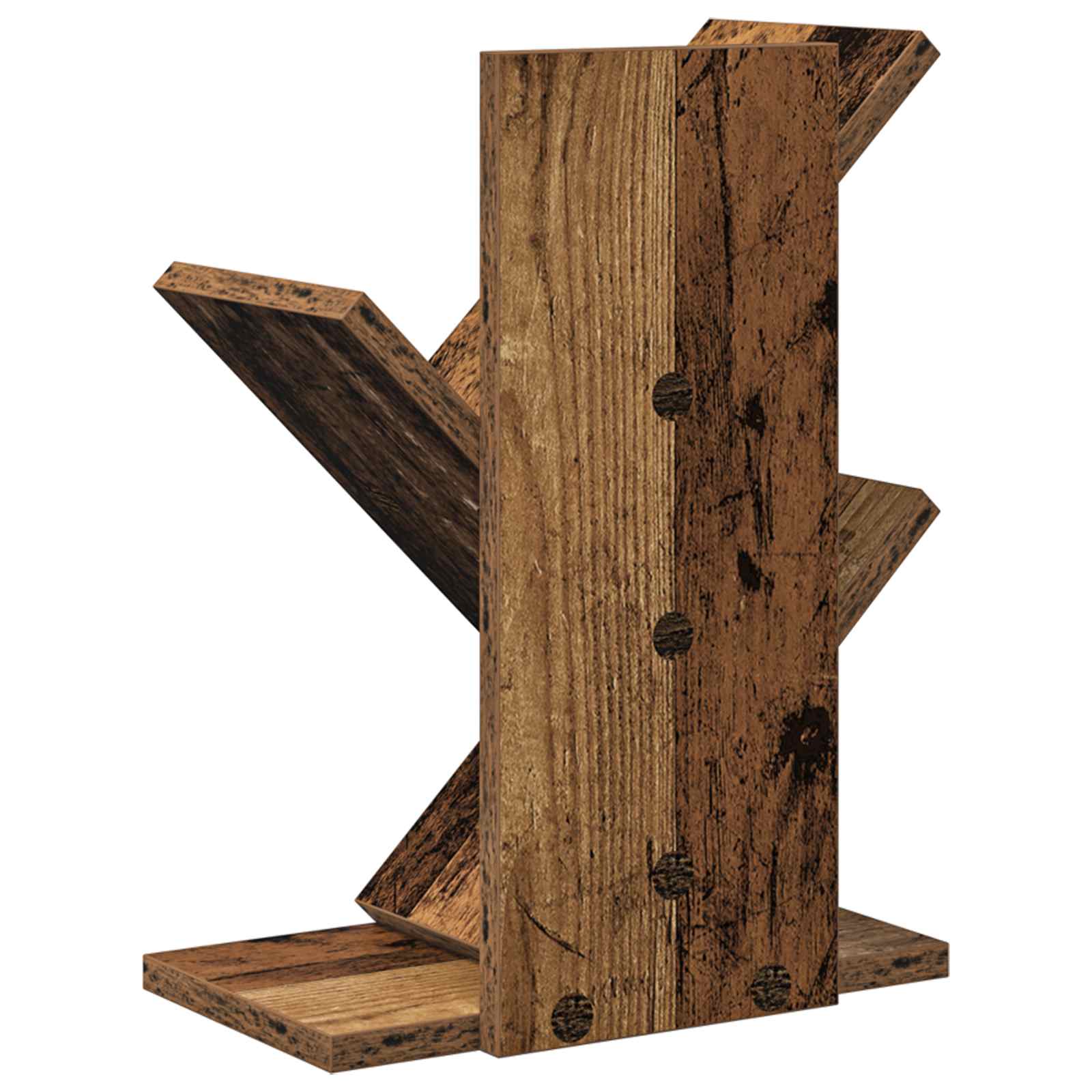 Scaffale per Libri a Forma di Albero 3 Strati 30 x 18 x 40 cm | homemem39