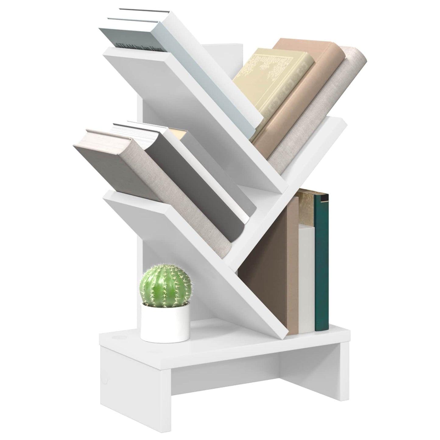 Scaffale per Libri a Forma di Albero 3 Strati 30 x 18 x 48 cm | homemem39