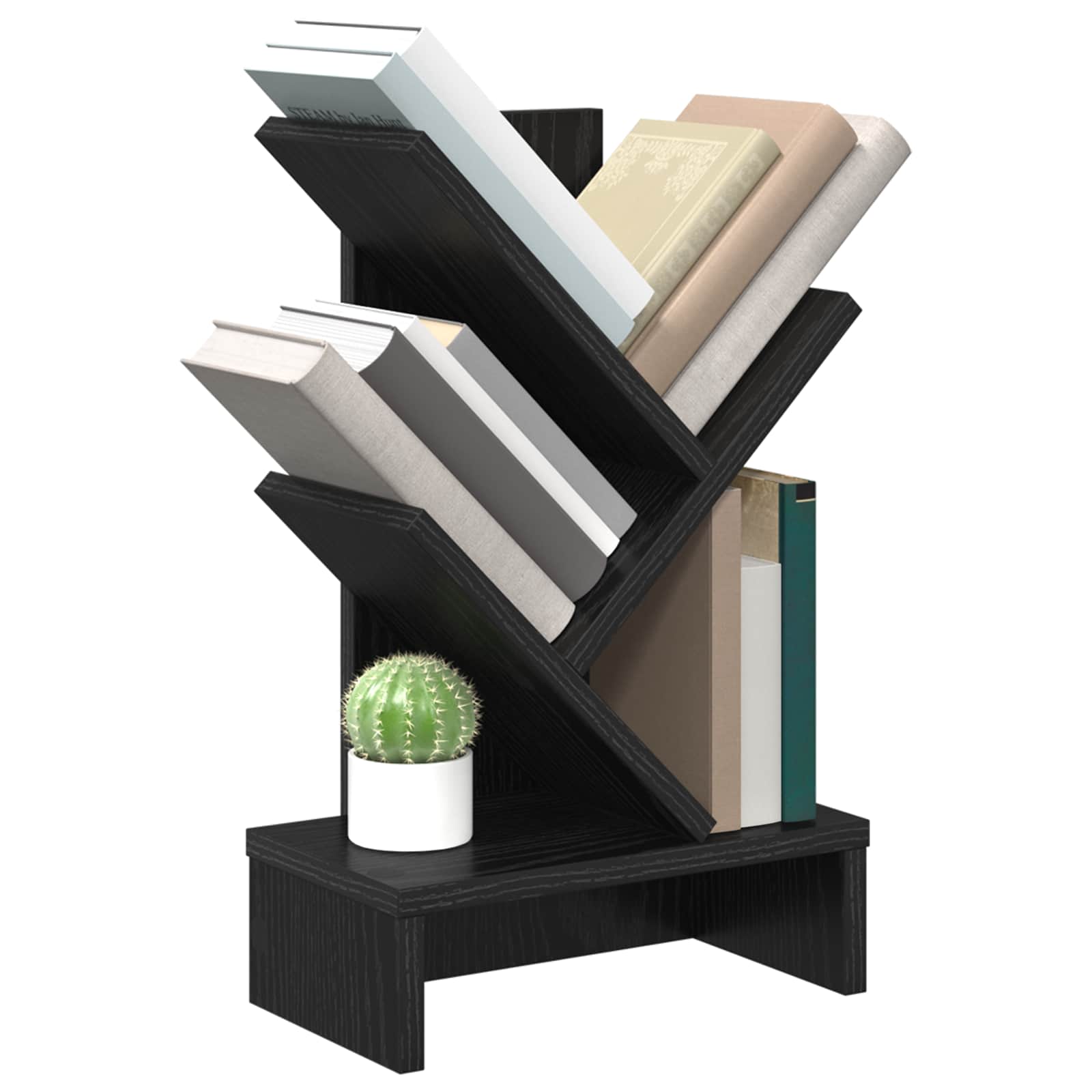 Scaffale per Libri a Forma di Albero 3 Strati 30 x 18 x 48 cm | homemem39