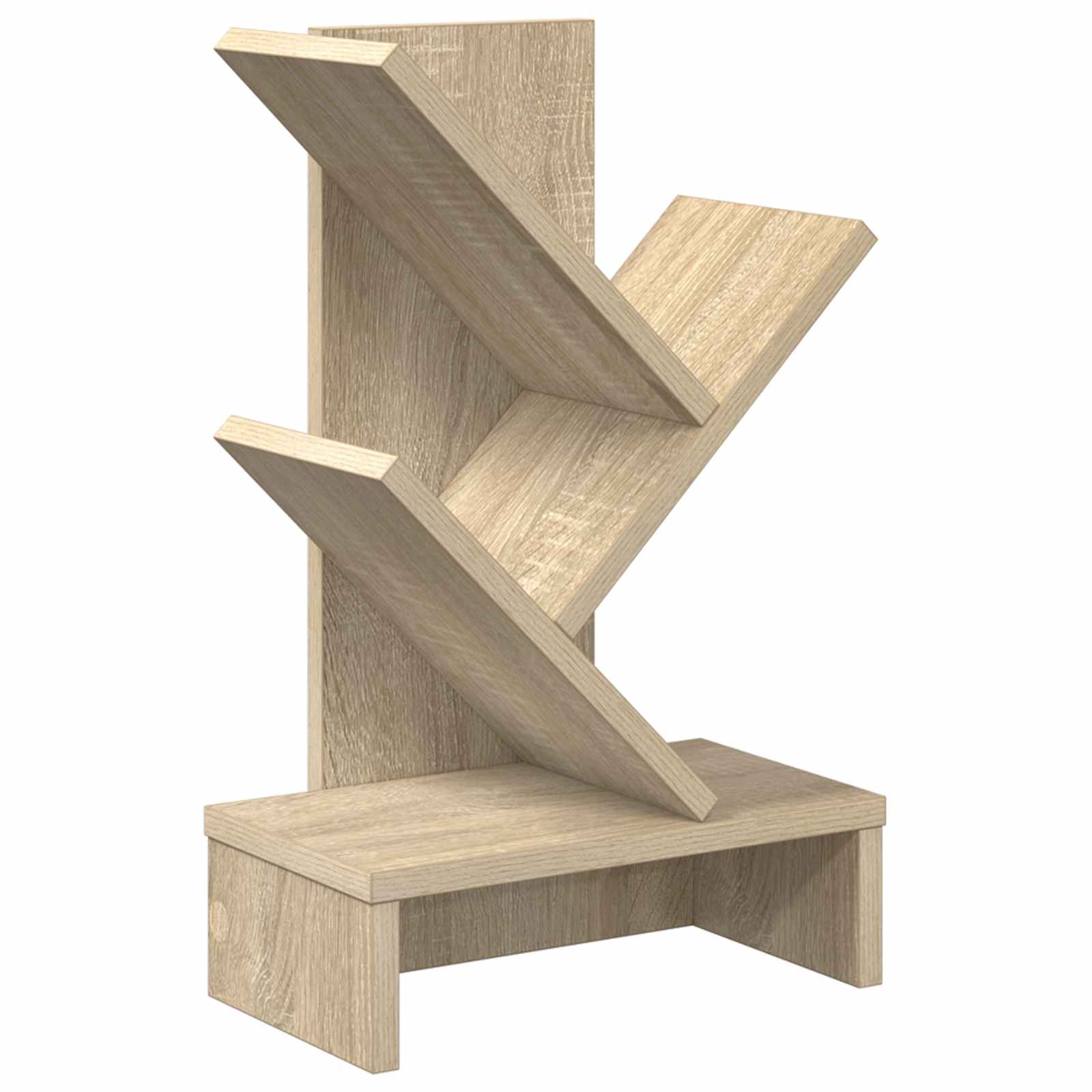 Scaffale per Libri a Forma di Albero 3 Strati 30 x 18 x 48 cm | homemem39
