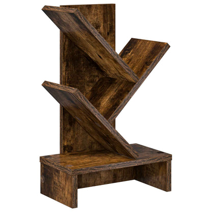 Scaffale per Libri a Forma di Albero 3 Strati 30 x 18 x 48 cm