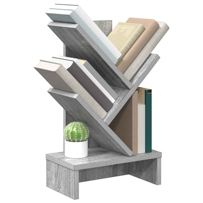 Scaffale per Libri a Forma di Albero 3 Strati 30 x 18 x 48 cm