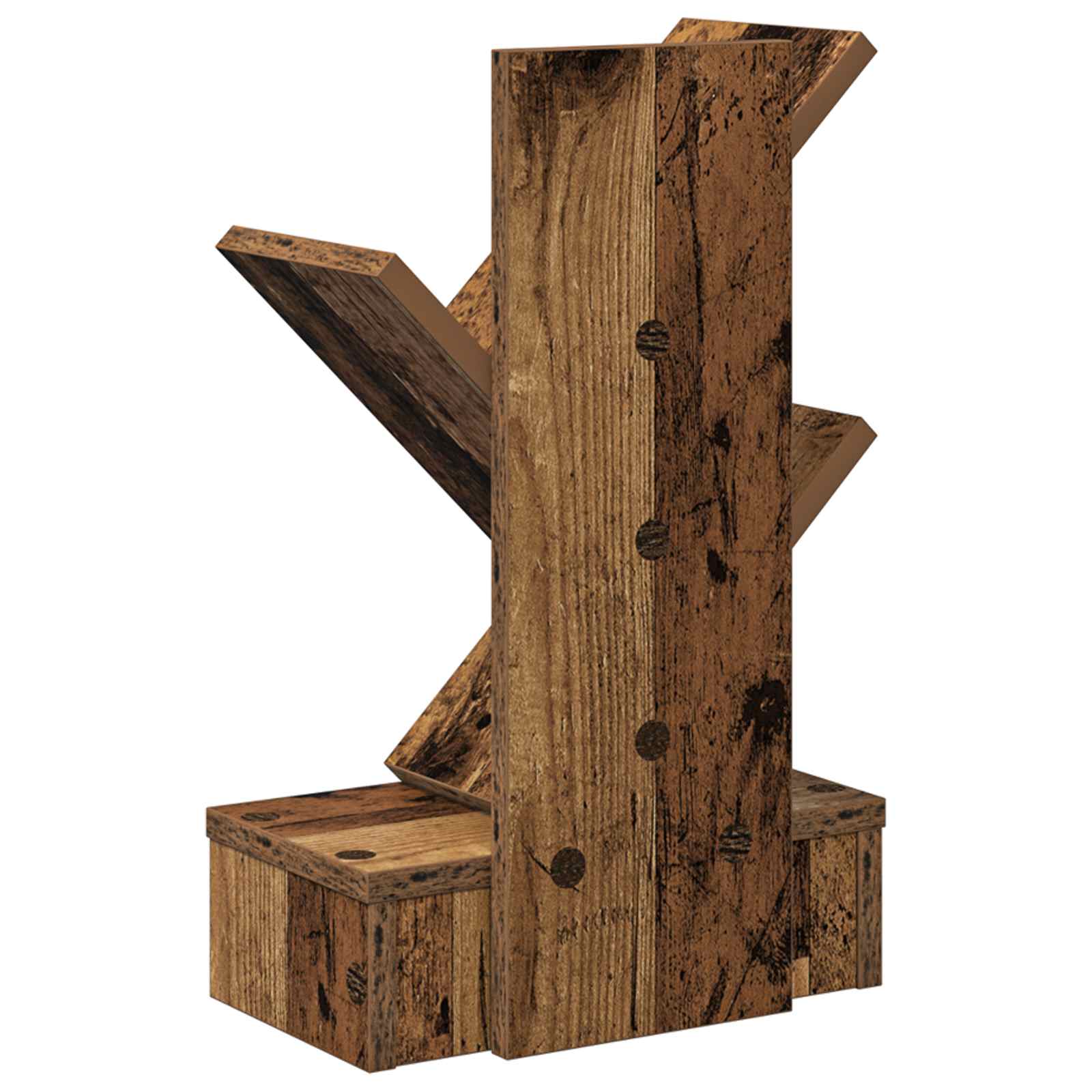 Scaffale per Libri a Forma di Albero 3 Strati 30 x 18 x 48 cm | homemem39