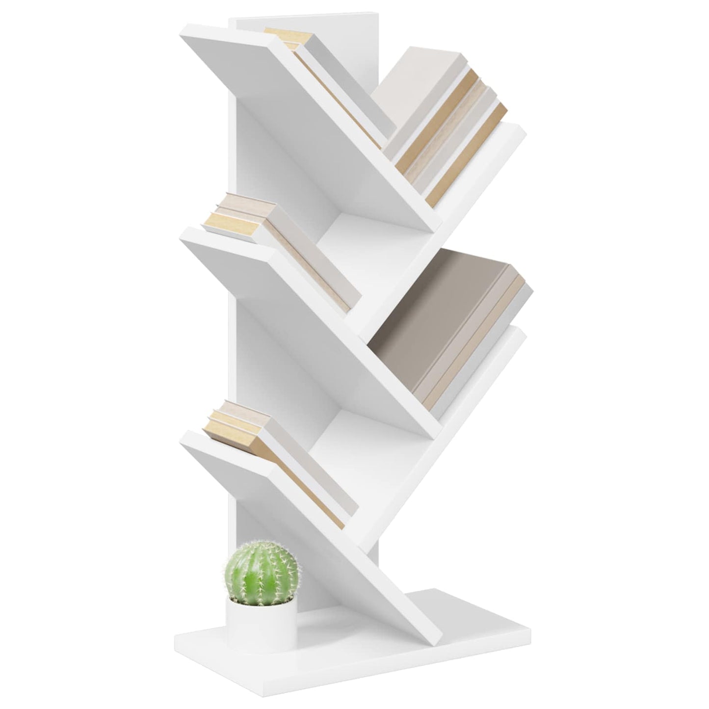 Libreria ad Albero 4 Piani 30 x 18 x 60 cm Legno ingegnerizzato | homemem39