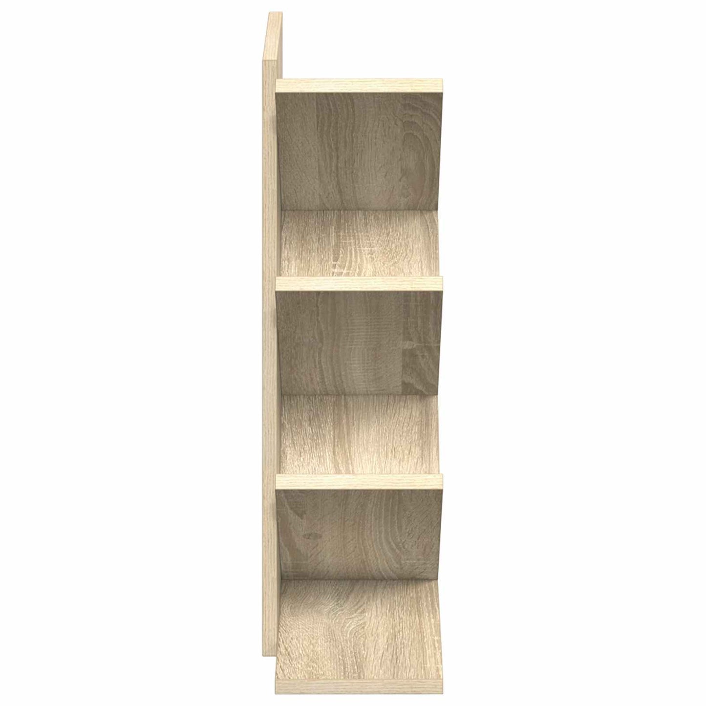 Libreria ad Albero 4 Ripiani 30 x 18 x 60 cm Rovere Sonoma