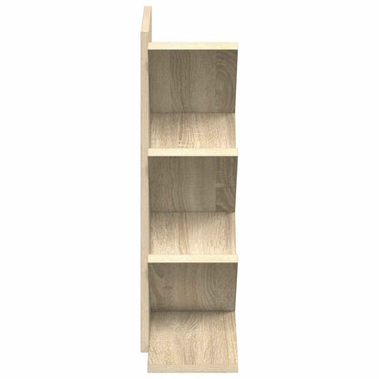 Libreria ad Albero 4 Ripiani 30 x 18 x 60 cm Rovere Sonoma