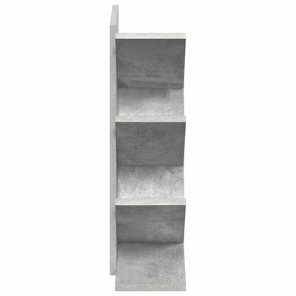 Libreria ad Albero 4 Ripiani 30 x 18 x 60 cm Grigio Cemento | homemem39