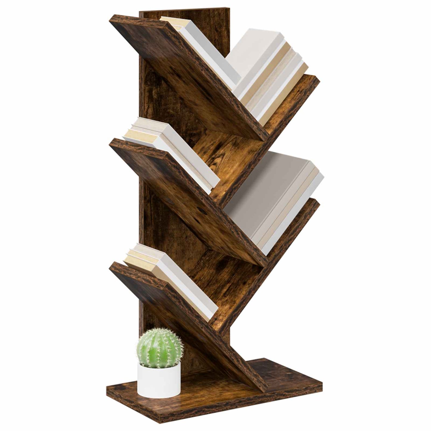 Libreria ad Albero 4 Piani 30 x 18 x 60 cm Legno ingegnerizzato | homemem39