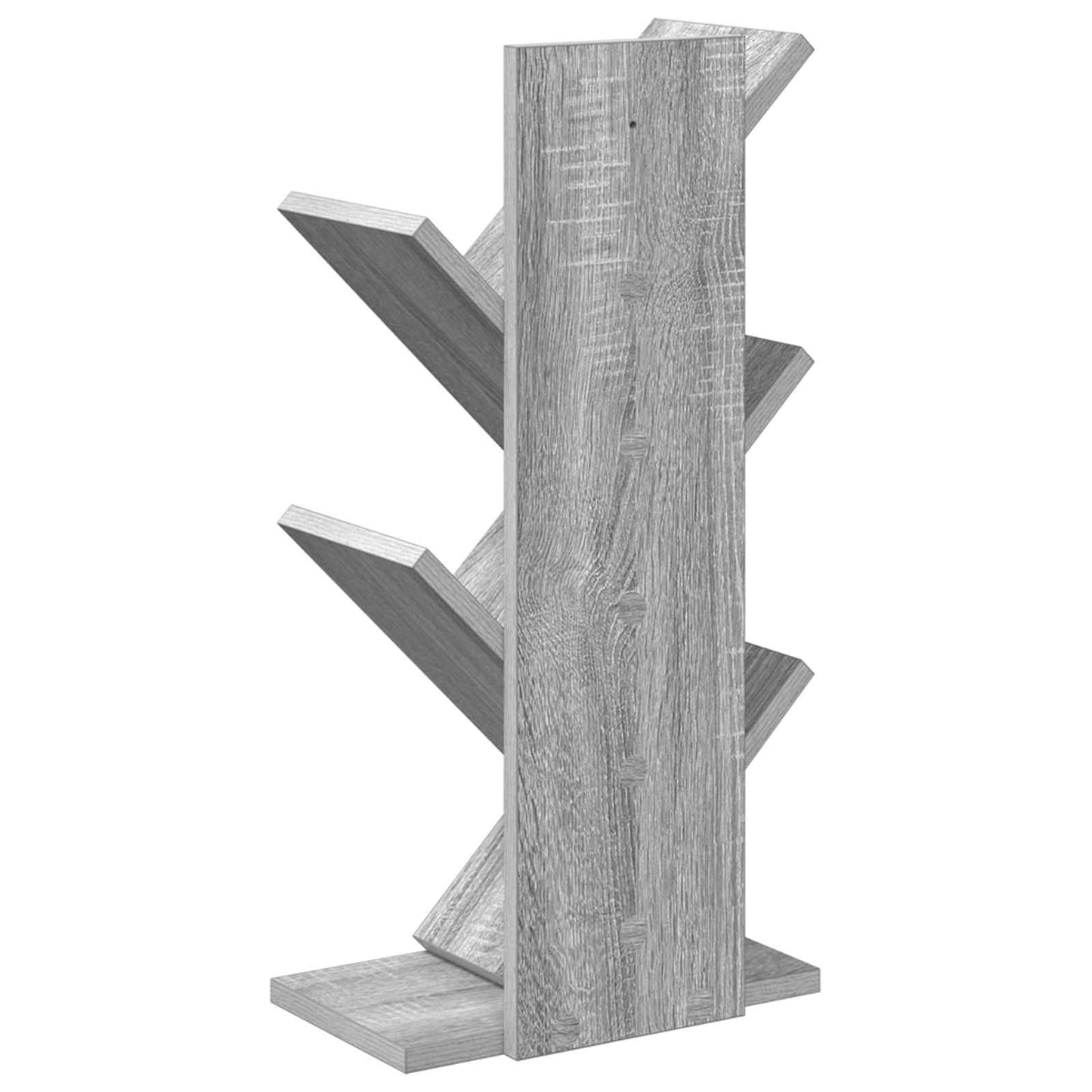 Libreria ad Albero 4 Ripiani 30 x 18 x 60 cm Sonoma grigio | homemem39