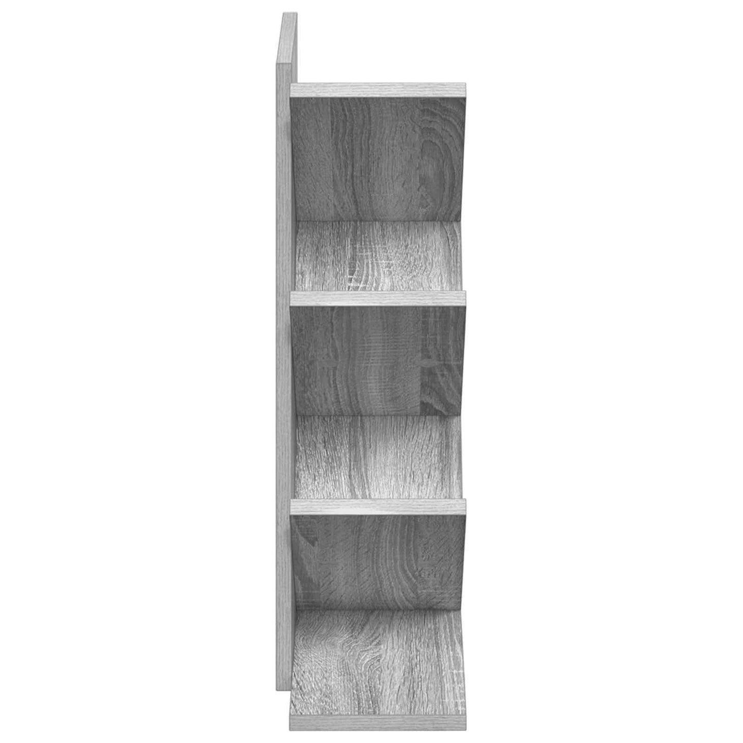 Libreria ad Albero 4 Ripiani 30 x 18 x 60 cm Sonoma grigio | homemem39