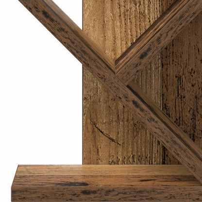 Libreria ad Albero 4 Ripiani 30 x 18 x 60 cm Legno antico | homemem39