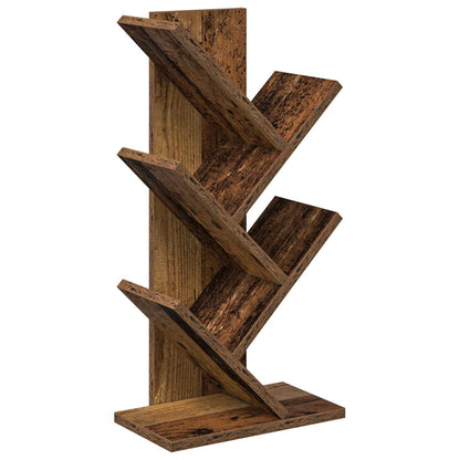 Libreria ad Albero 4 Ripiani 30 x 18 x 60 cm Legno antico | homemem39