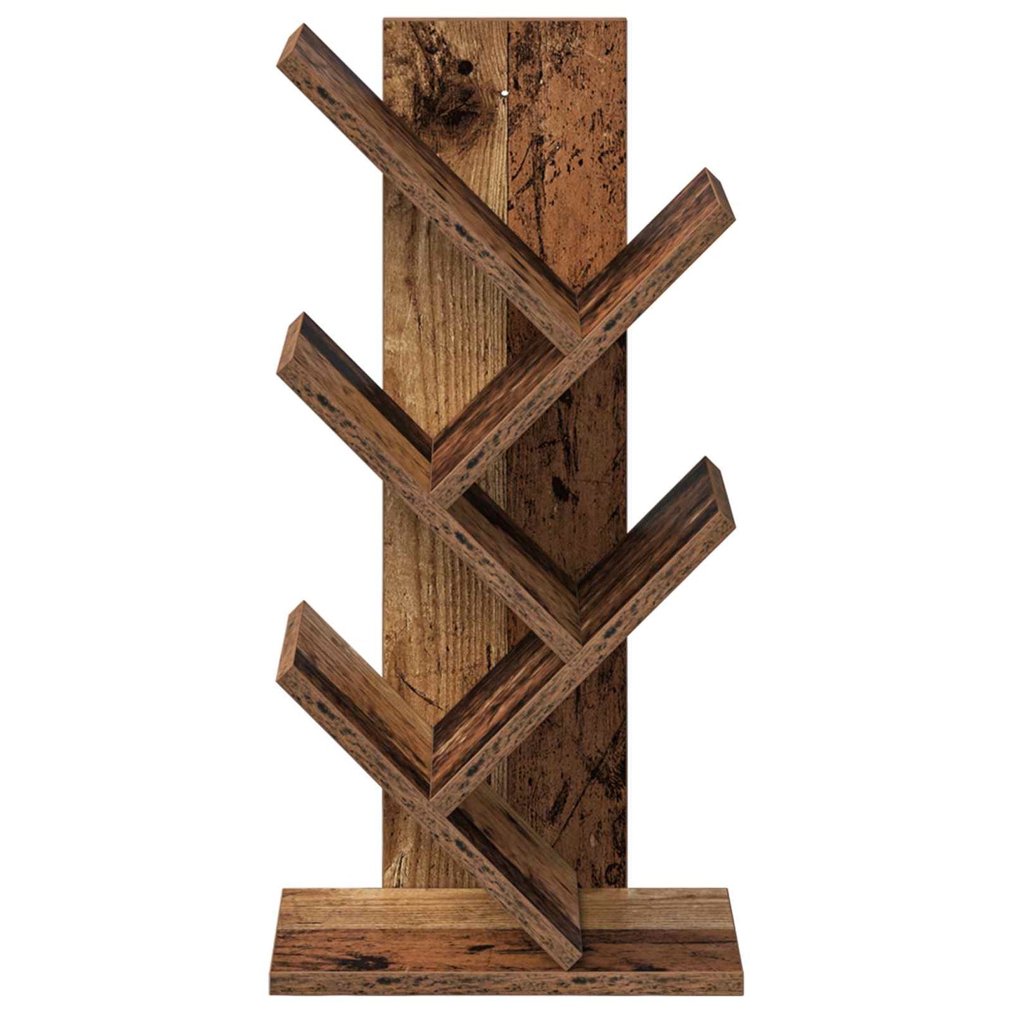 Libreria ad Albero 4 Ripiani 30 x 18 x 60 cm Legno antico | homemem39