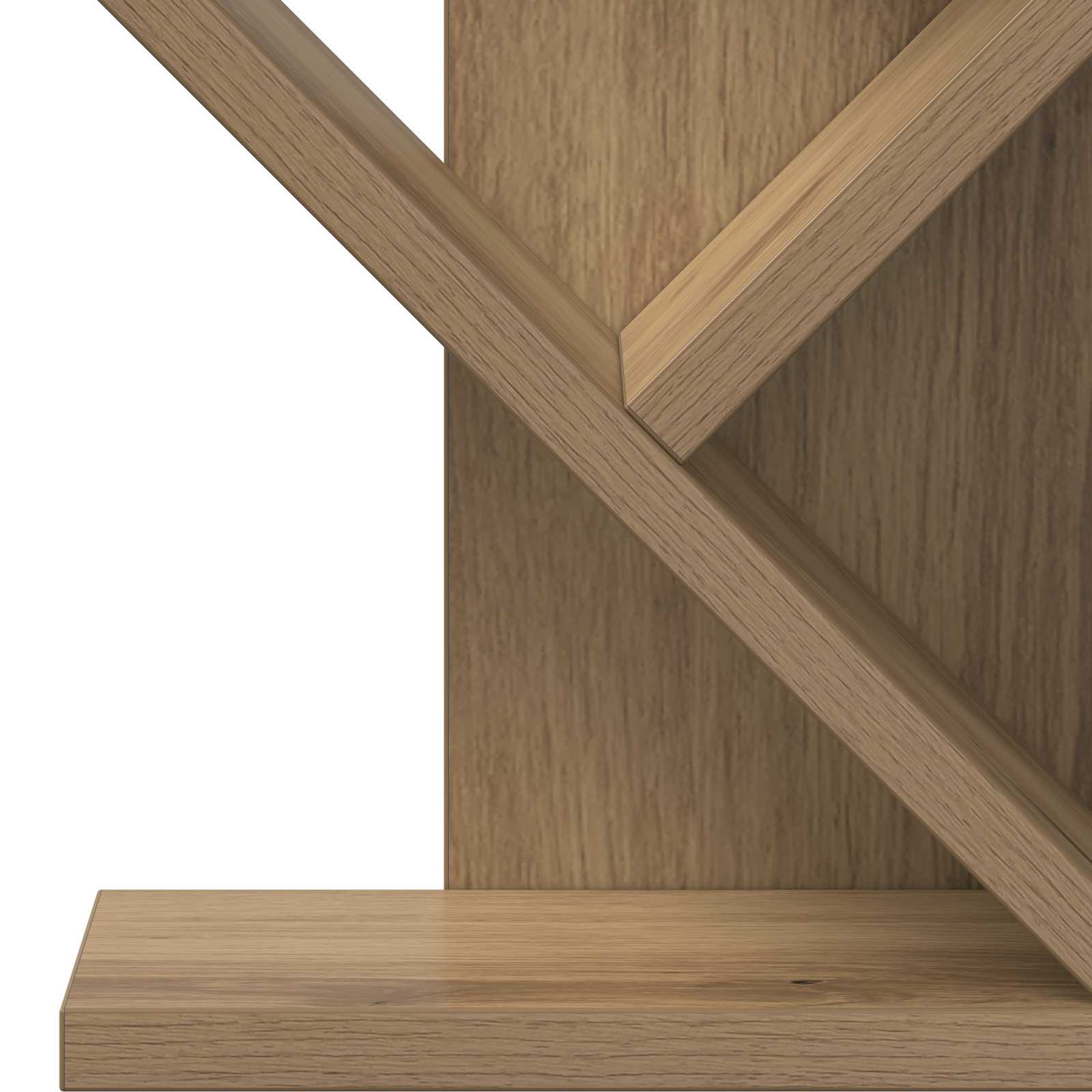 Libreria ad Albero 4 Piani 30 x 18 x 60 cm Legno ingegnerizzato | homemem39