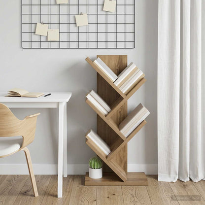 Libreria ad Albero 4 Piani 30 x 18 x 60 cm Legno ingegnerizzato | homemem39