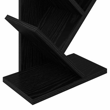 Libreria ad Albero 6 Ripiani 30 x 18 x 100 cm Rovere Nero | homemem39