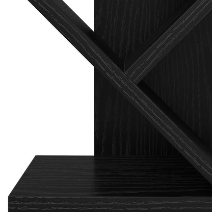 Libreria ad Albero 6 Ripiani 30 x 18 x 100 cm Rovere Nero | homemem39