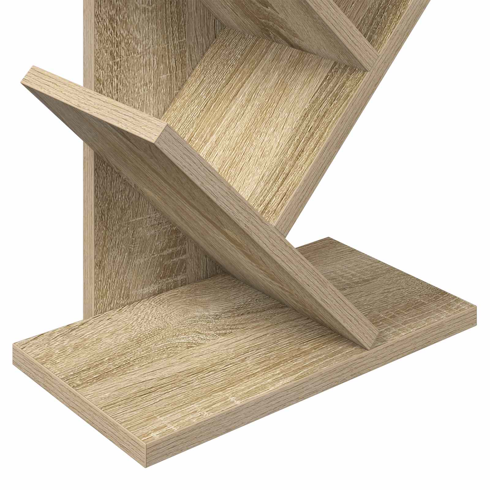 Scaffale da Libro ad Albero 6 Livelli 30 x 18 x 100 cm | homemem39