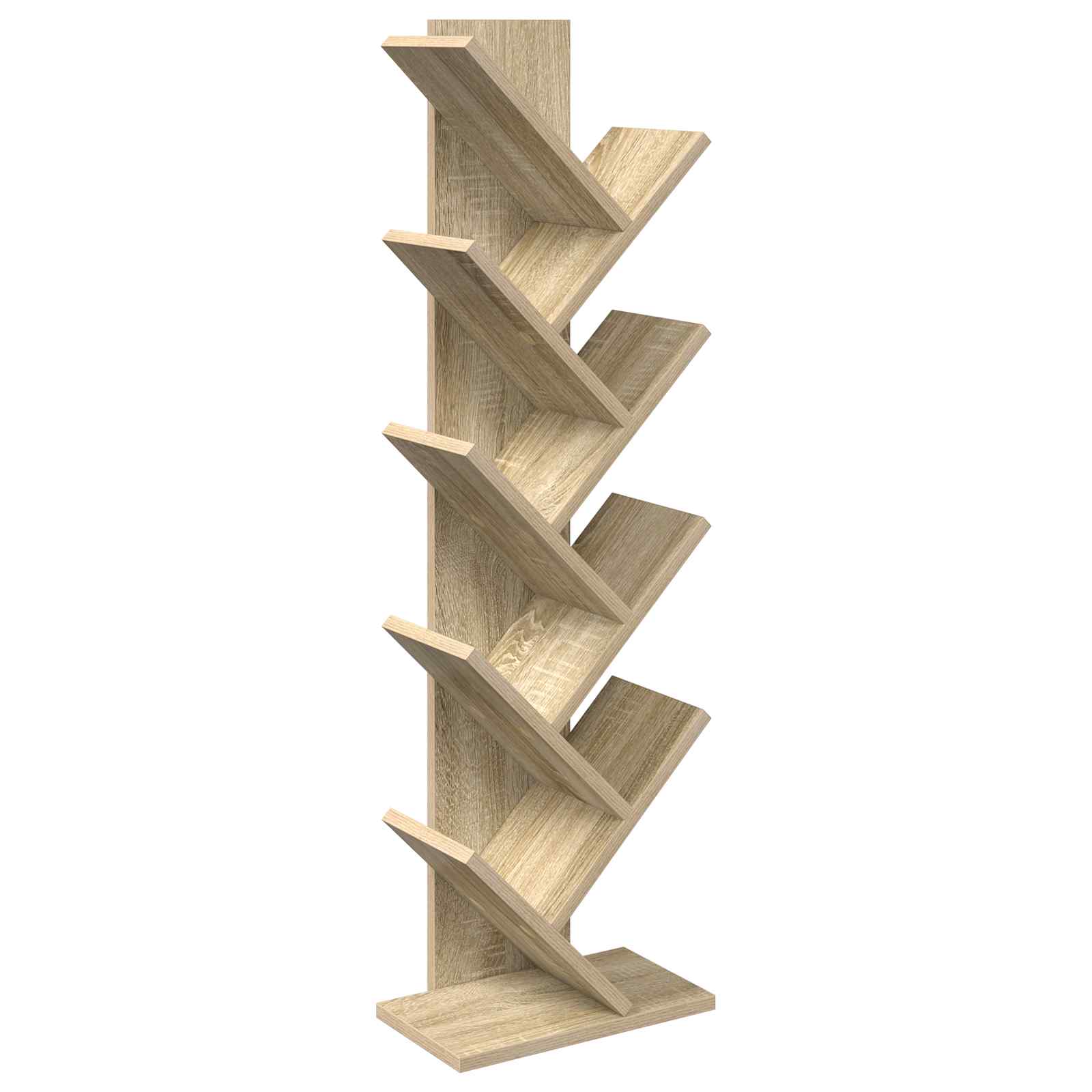 Scaffale da Libro ad Albero 6 Livelli 30 x 18 x 100 cm | homemem39