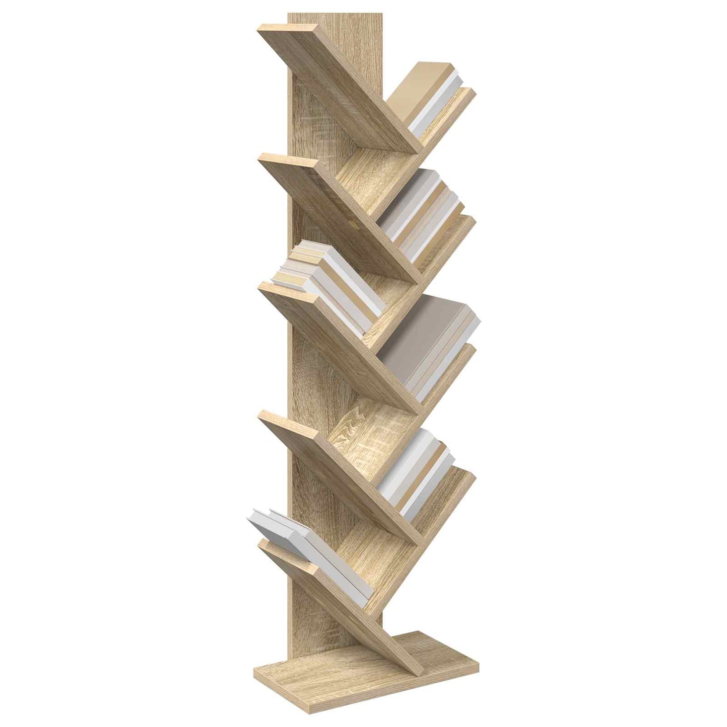 Scaffale da Libro ad Albero 6 Livelli 30 x 18 x 100 cm | homemem39