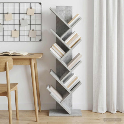 Scaffale per Libri ad Albero 6-Scomparti 30 x 18 x 100 cm | homemem39